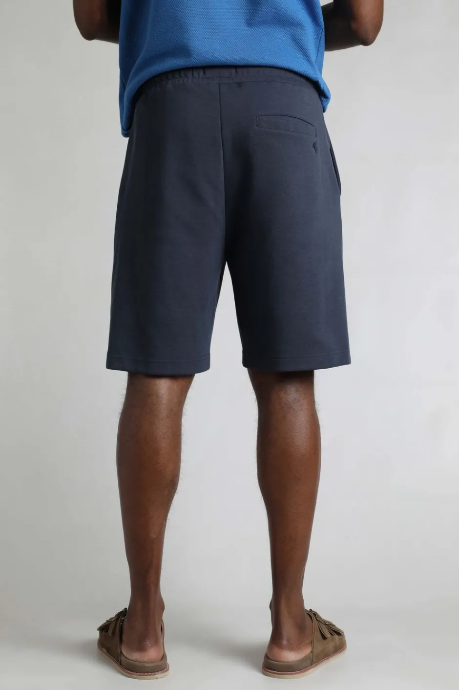 Weird Fish Shorts|Pasco Pique Jersey Shorts Navy