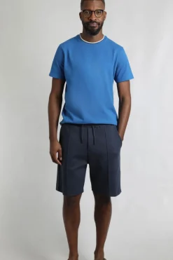 Weird Fish Shorts|Pasco Pique Jersey Shorts Navy