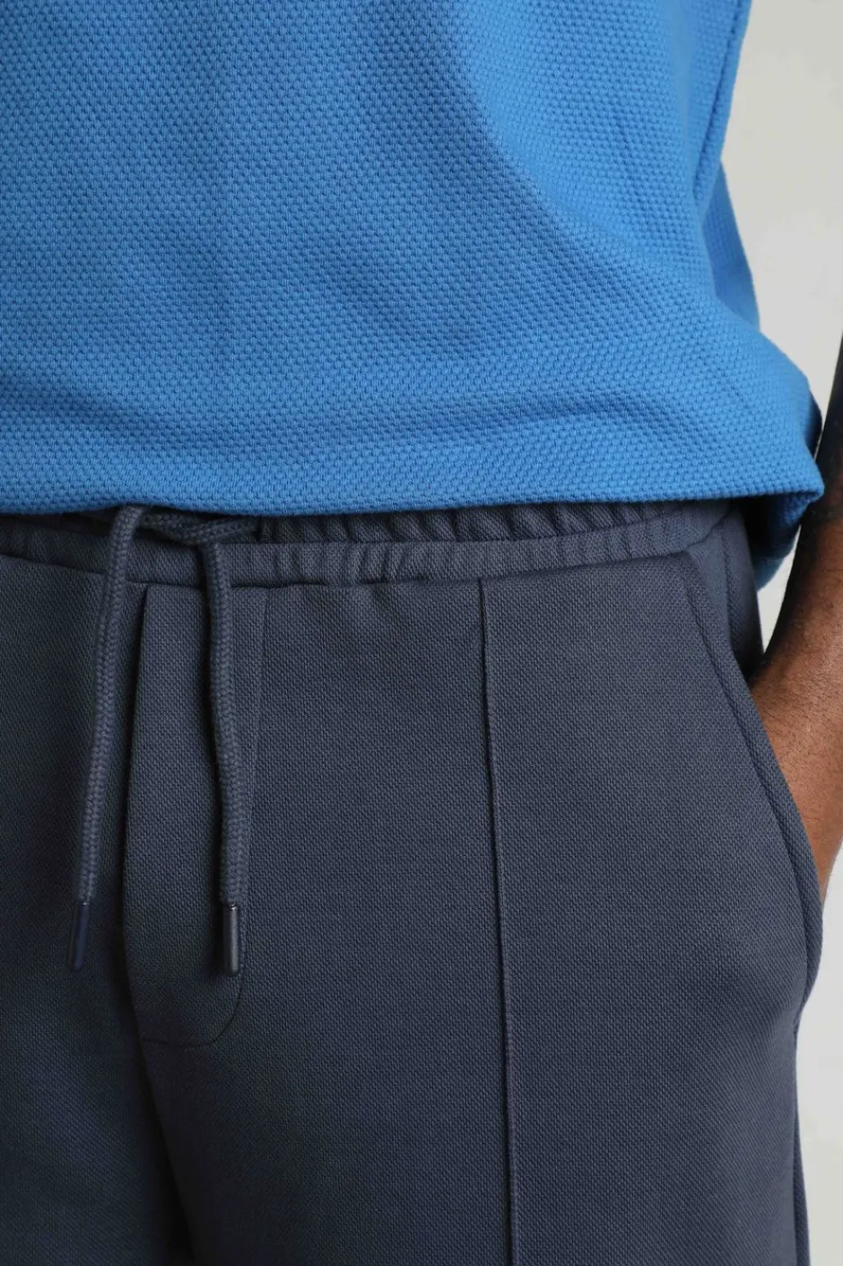 Weird Fish Shorts|Pasco Pique Jersey Shorts Navy