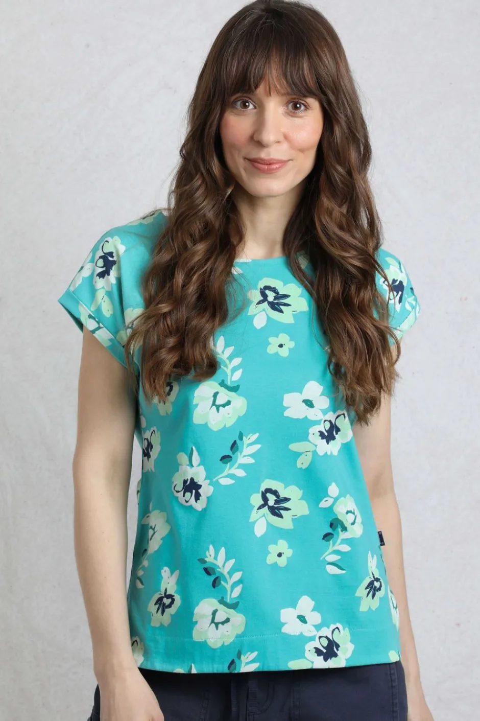 Weird Fish Tunics|Tops & T-Shirts|Paw Paw Organic Cotton Printed T-Shirt Blue Shine