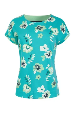 Weird Fish Tunics|Tops & T-Shirts|Paw Paw Organic Cotton Printed T-Shirt Blue Shine
