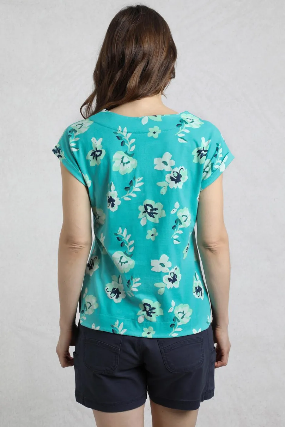 Weird Fish Tunics|Tops & T-Shirts|Paw Paw Organic Cotton Printed T-Shirt Blue Shine