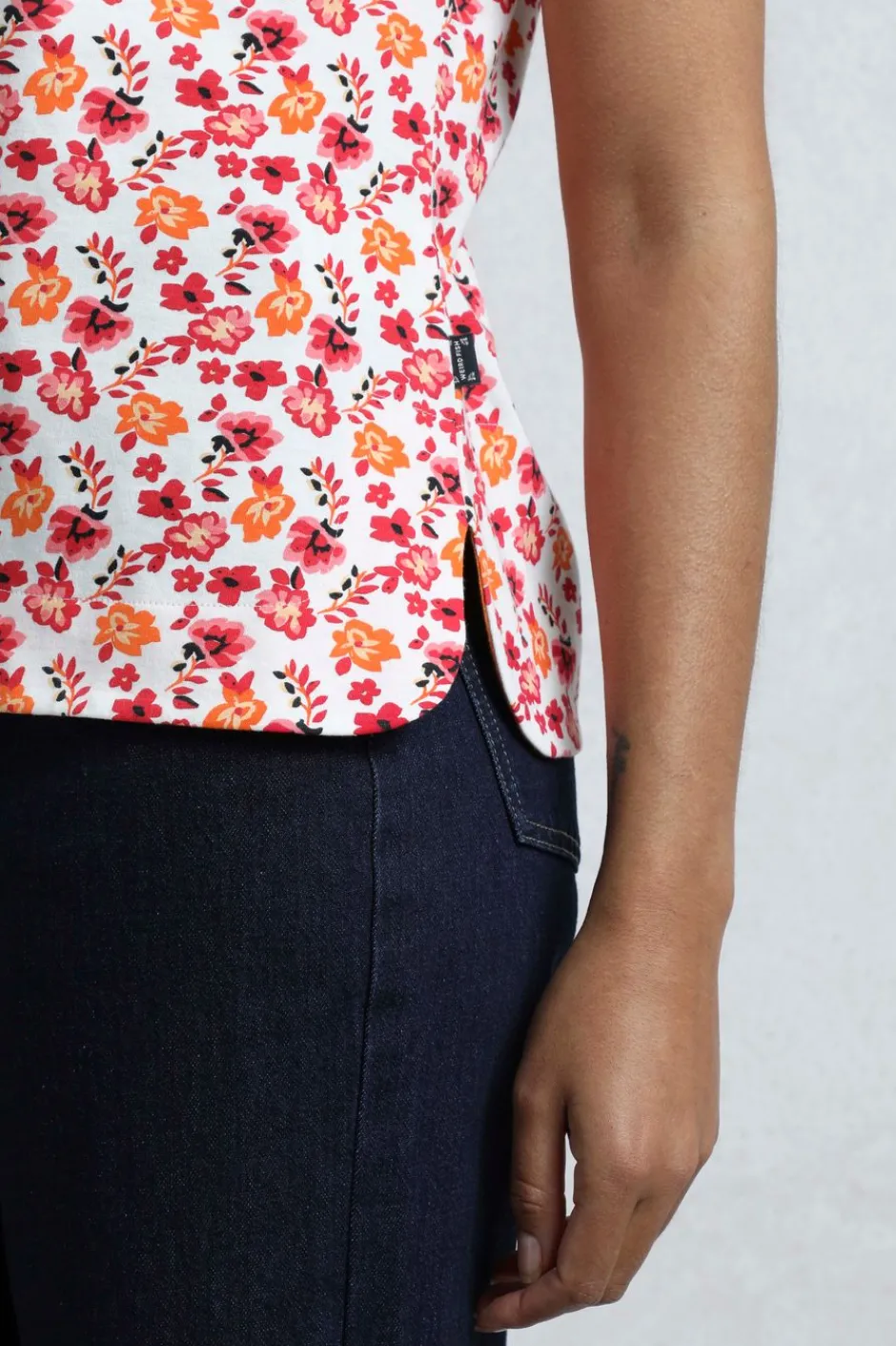 Weird Fish Tunics|Tops & T-Shirts|Paw Paw Organic Cotton Printed T-Shirt Apricot