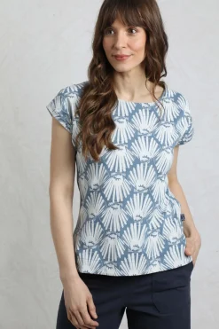 Weird Fish Tunics|Tops & T-Shirts|Paw Paw Organic Cotton Printed T-Shirt Arona