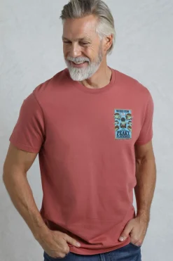 Weird Fish T-Shirts|Peaky Flounders Back Print Artist T-Shirt Rosewood