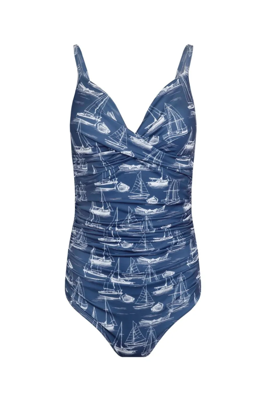 Weird Fish Swimwear & Changing Robes|Swimwear|Penelope Eco Printed Swimsuit Ensign Blue