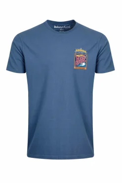 Weird Fish T-Shirts|Pickled Back Print Artist T-Shirt Ensign Blue