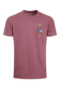 Weird Fish T-Shirts|Pickled Back Print Artist T-Shirt Crushed Berry