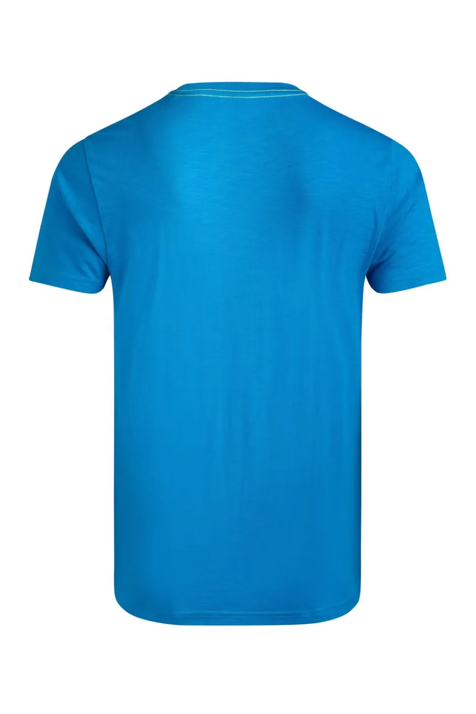 Weird Fish T-Shirts|Pineapple Express Organic Cotton Front Print T-Shirt Lagoon Blue