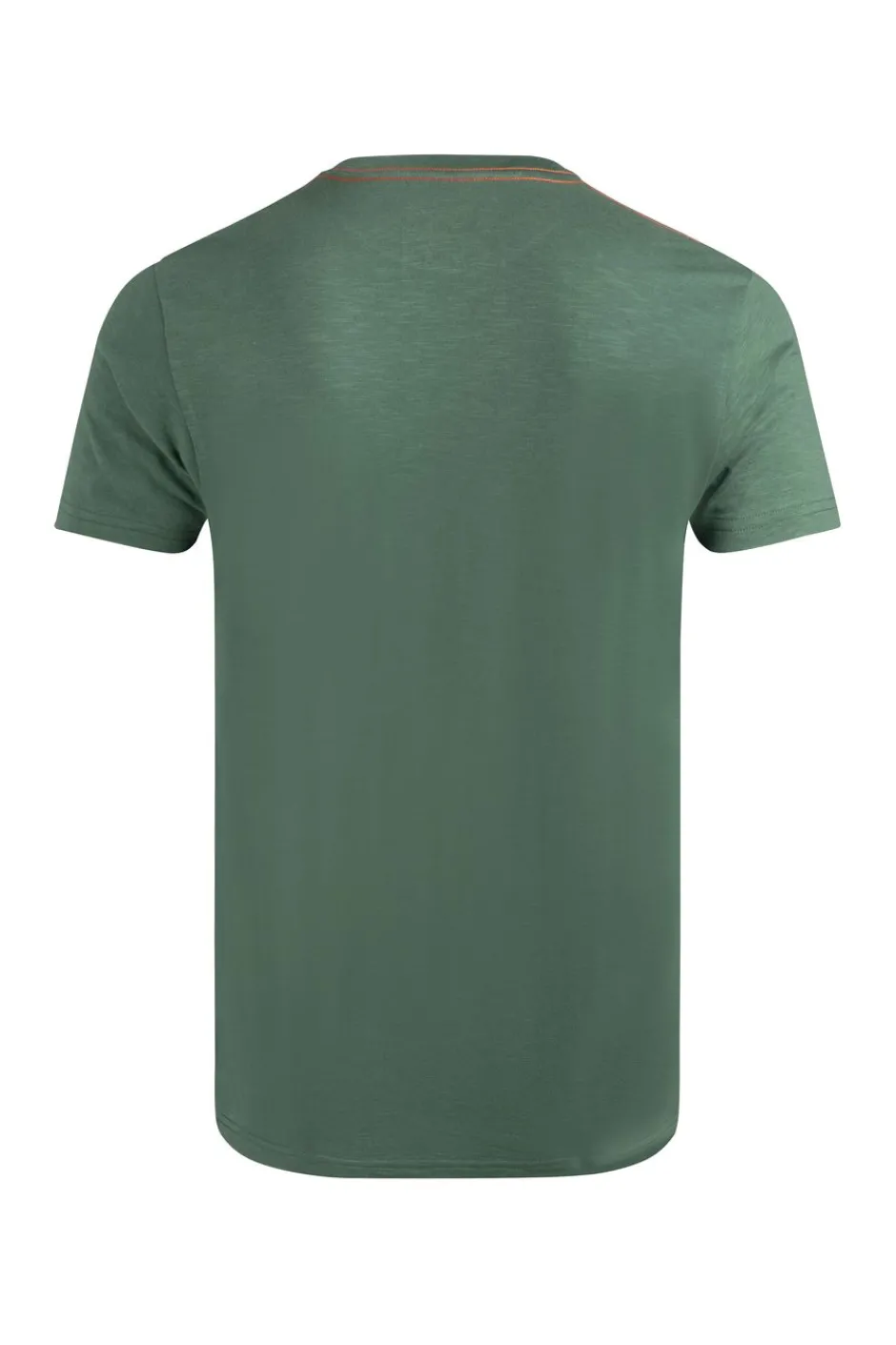 Weird Fish T-Shirts|Porter Organic Cotton Chest Print T-Shirt Army Green