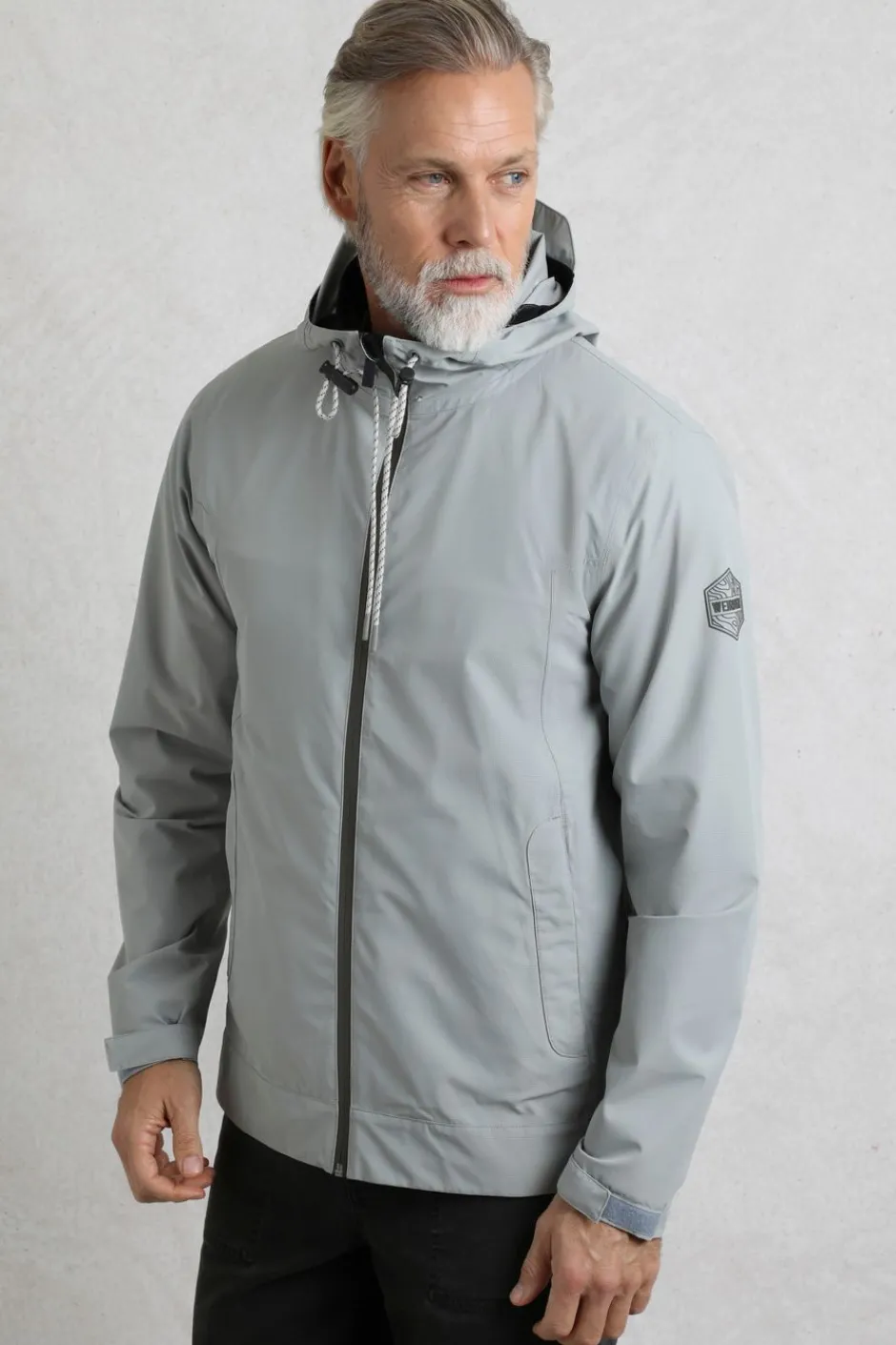 Weird Fish Coats, Jackets And Gilets|Coats, Jackets And Gilets|Prescott Waterproof Packable Jacket Limestone