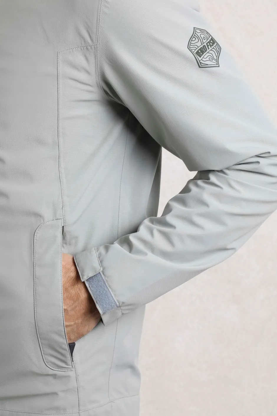 Weird Fish Coats, Jackets And Gilets|Coats, Jackets And Gilets|Prescott Waterproof Packable Jacket Limestone