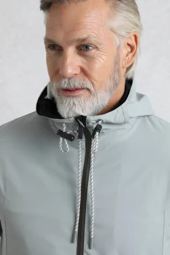 Weird Fish Coats, Jackets And Gilets|Coats, Jackets And Gilets|Prescott Waterproof Packable Jacket Limestone
