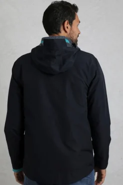Weird Fish Coats, Jackets And Gilets|Coats, Jackets And Gilets|Prescott Waterproof Packable Jacket Midnight Black