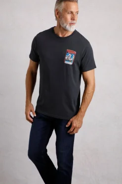 Weird Fish T-Shirts|Quack to the Future RSPB Collaboration Artist T-Shirt Navy