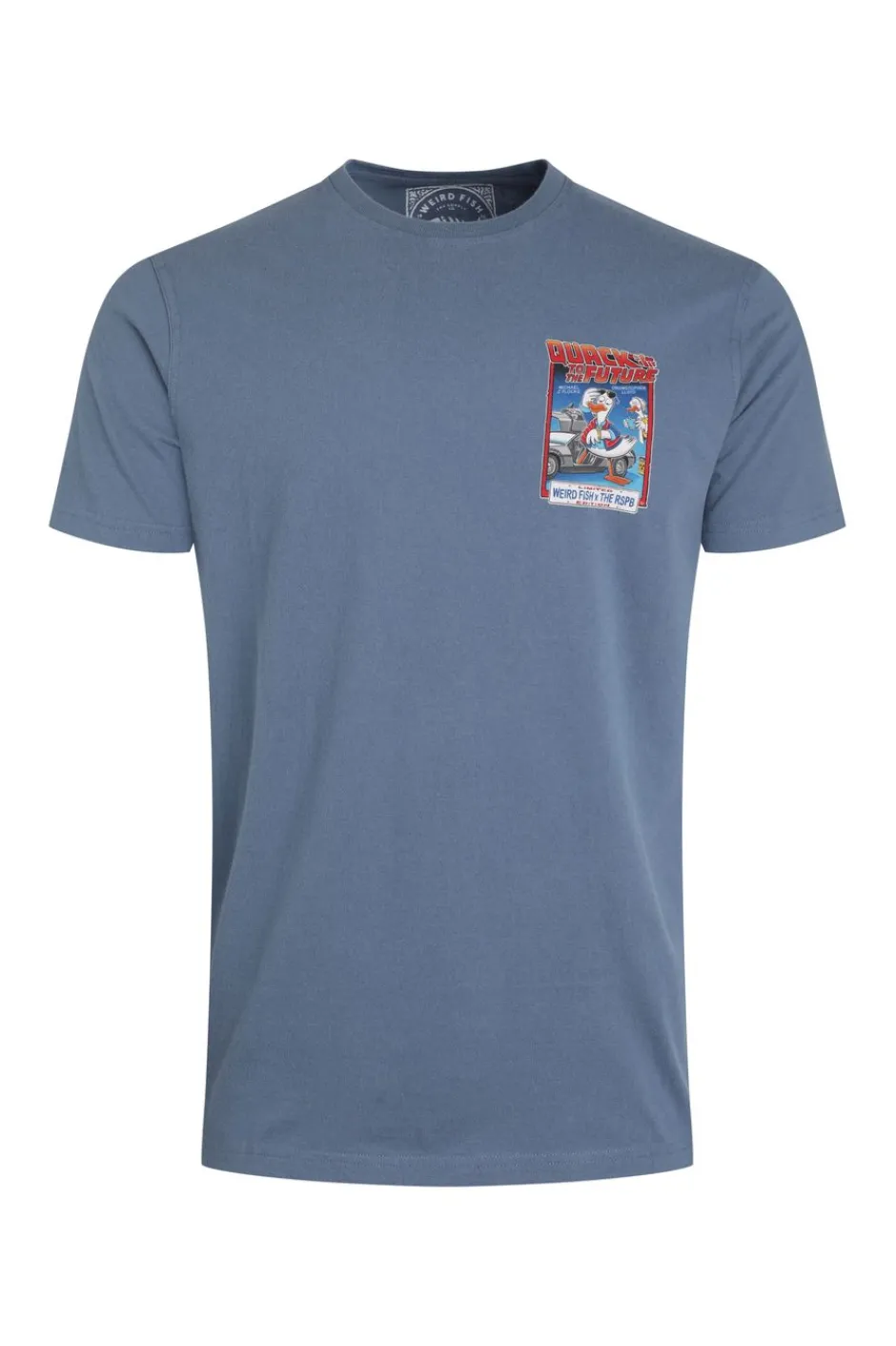 Weird Fish T-Shirts|Quack to the Future RSPB Collaboration Artist T-Shirt Mid Blue