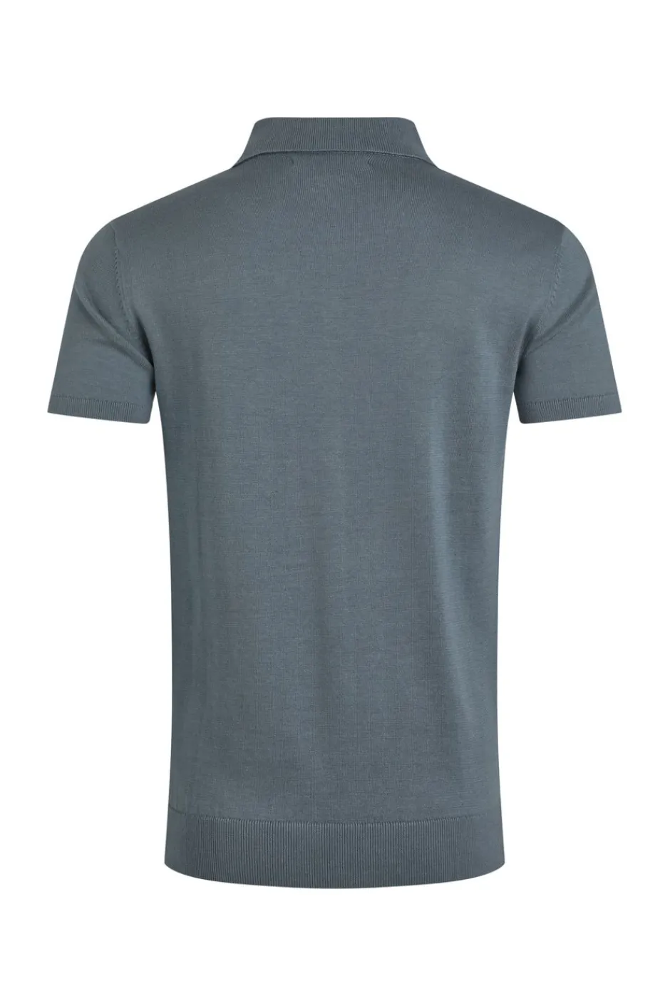 Weird Fish Polo & Rugby Shirts|Quentin Short Sleeve Knitted Polo Blue Mirage