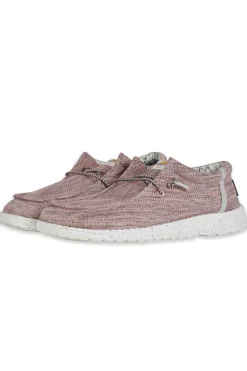 Weird Fish Flipflops And Footwear|Flipflops And Footwear|Rasbora Lightweight Lace Slip on Shoes Pink