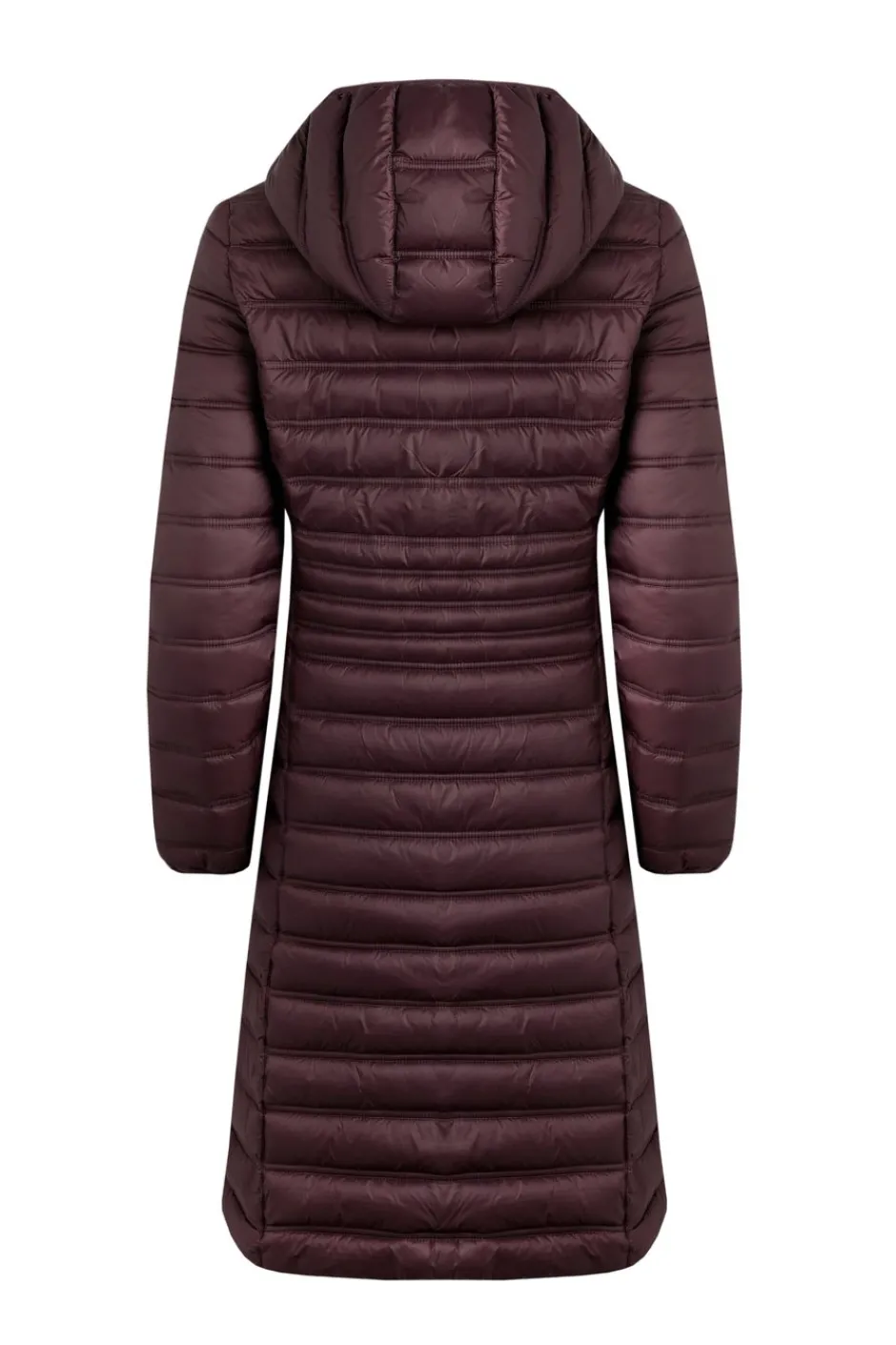 Weird Fish Coats, Jackets And Gilets|Ravinia Lightweight Padded Long-Line Jacket Mulled Wine