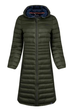 Weird Fish Coats, Jackets And Gilets|Ravinia Lightweight Padded Long-Line Jacket Fir Green