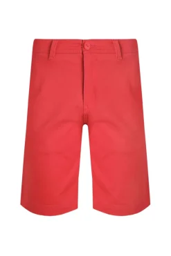 Weird Fish Shorts|Rayburn Organic Cotton Flat Front Shorts Radical Red