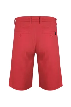 Weird Fish Shorts|Rayburn Organic Cotton Flat Front Shorts Radical Red