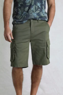 Weird Fish Shorts|Rigney Cargo Shorts Dark Olive