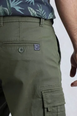 Weird Fish Shorts|Rigney Cargo Shorts Dark Olive