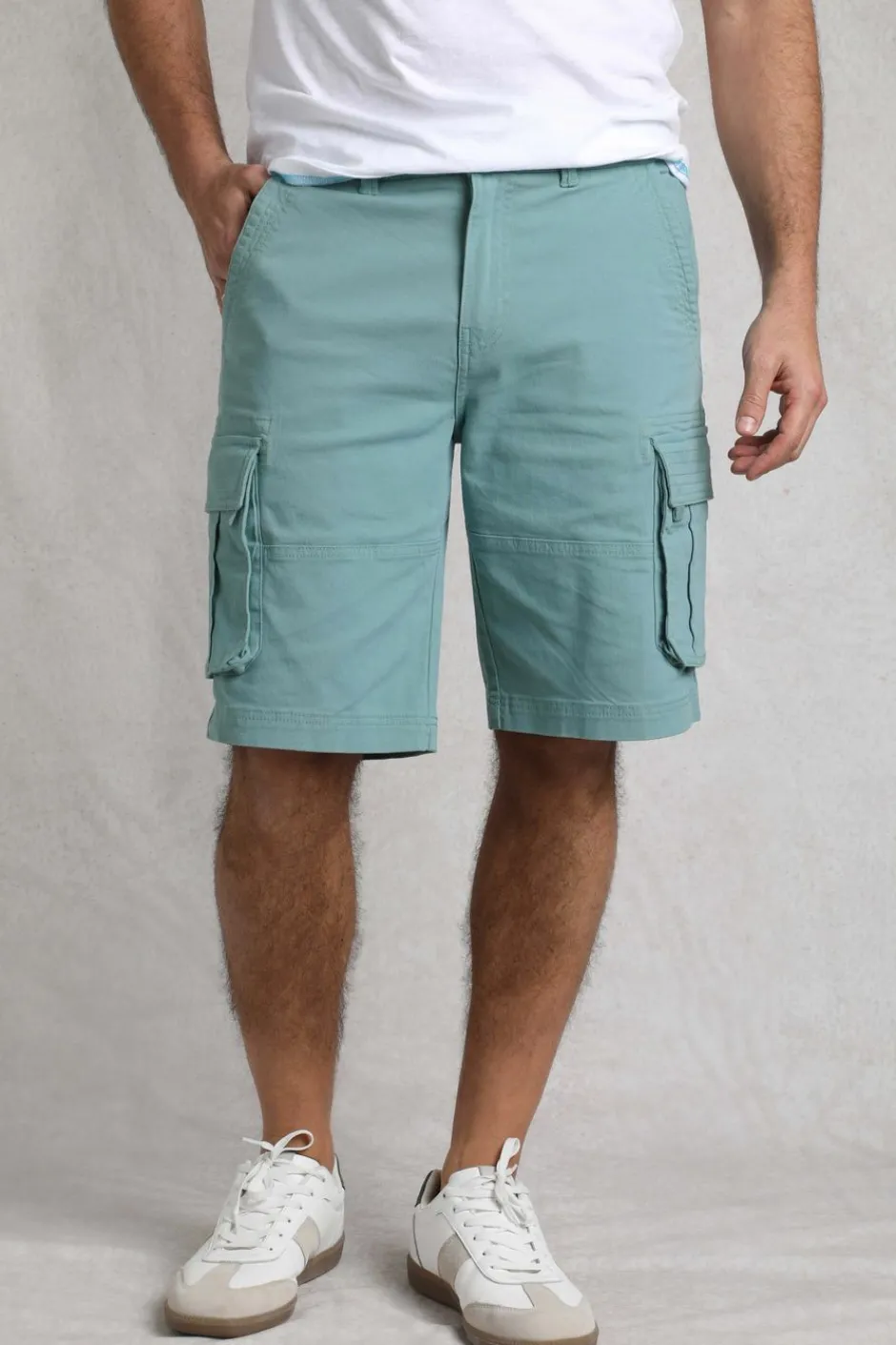 Weird Fish Shorts|Rigney Cargo Shorts Mineral Blue