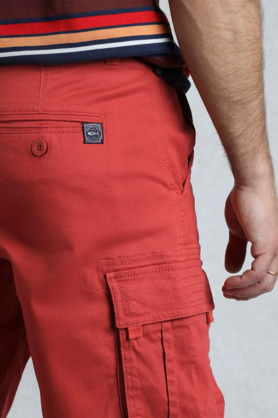 Weird Fish Shorts|Rigney Cargo Shorts Paprika