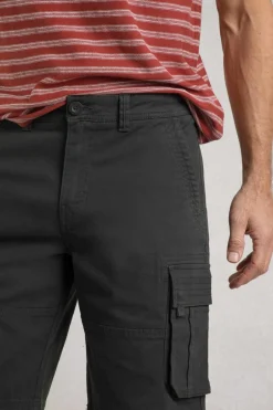 Weird Fish Shorts|Rigney Cargo Shorts Washed Black