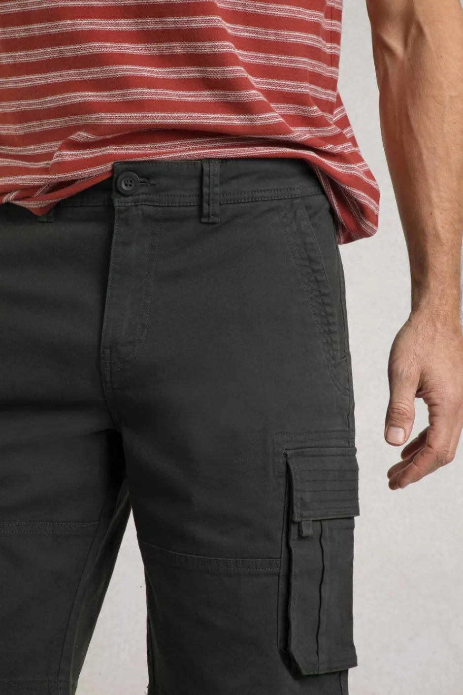 Weird Fish Shorts|Rigney Cargo Shorts Washed Black