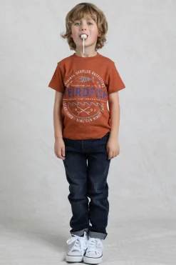 Weird Fish Kids Tops & T-Shirts|Ripple Kids Eco Graphic T-Shirt Nut