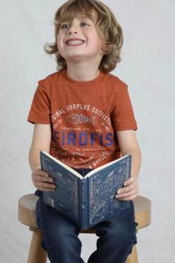 Weird Fish Kids Tops & T-Shirts|Ripple Kids Eco Graphic T-Shirt Nut