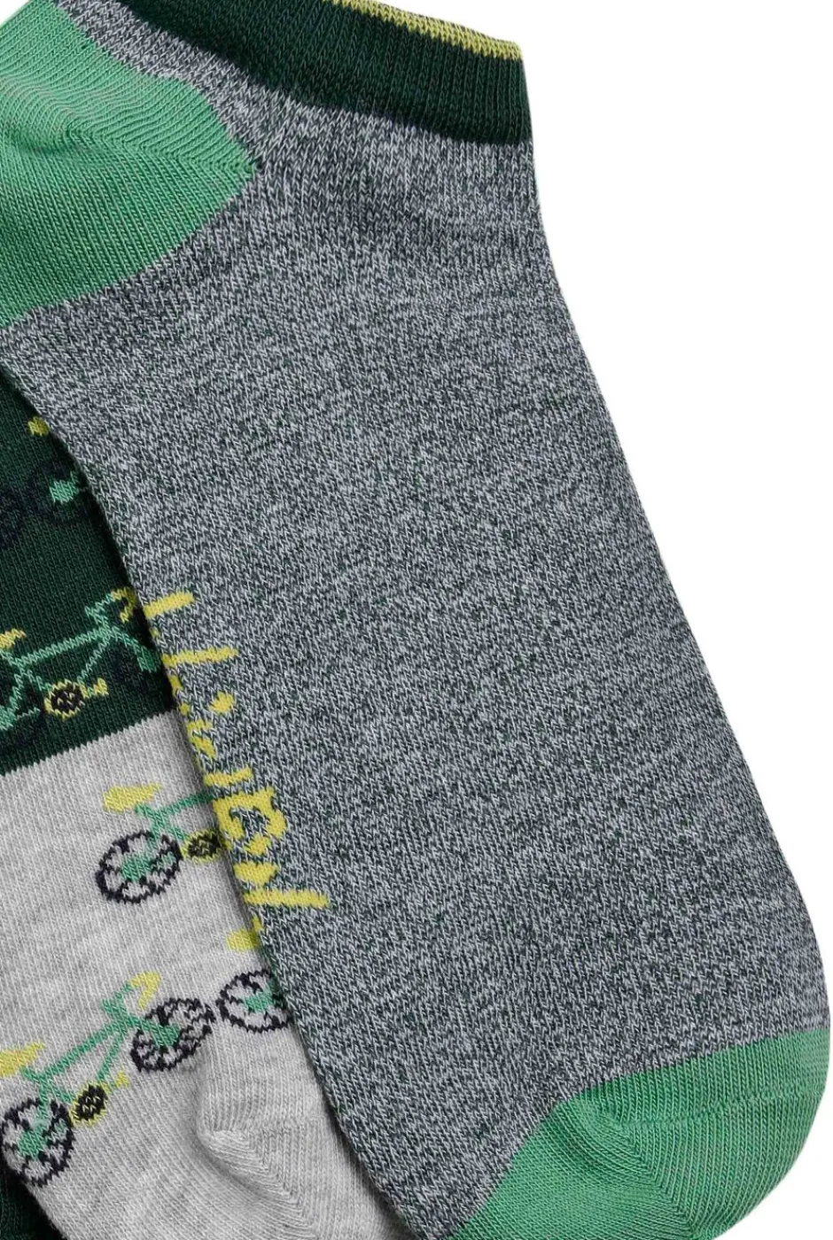 Weird Fish Socks & Underwear|Socks & Underwear|Rolph Trainer Socks 3 Pack Forest Green
