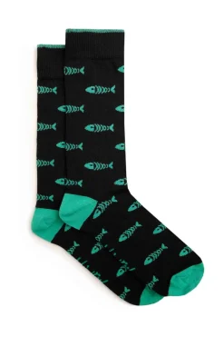 Weird Fish Caps & Scarves|Scarves & Caps|Ronan Branded Bones Sock 3 Pack Multi