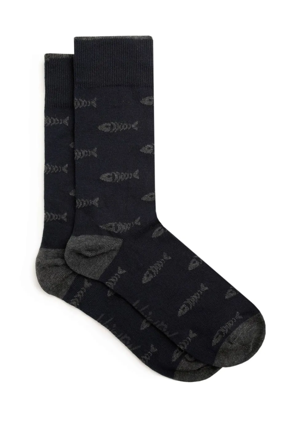 Weird Fish Socks & Underwear|Socks & Underwear|Ronan Branded Bones Socks 3 Pack Grey