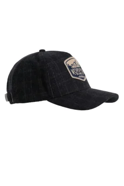 Weird Fish Caps & Scarves|Scarves & Caps|Rosthwaite Flannel Check Cap Navy