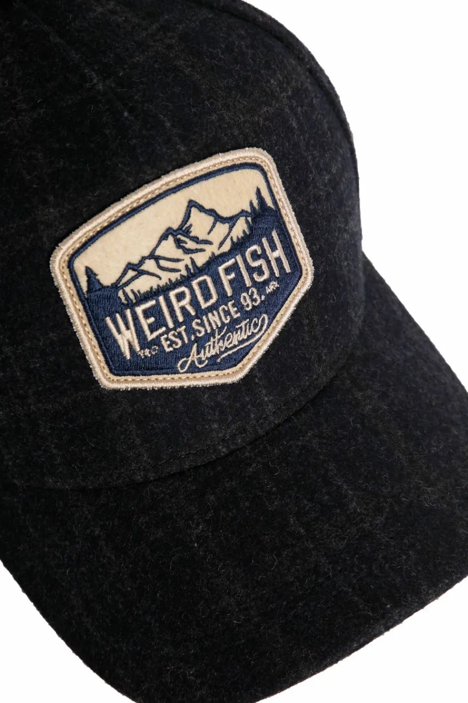 Weird Fish Caps & Scarves|Scarves & Caps|Rosthwaite Flannel Check Cap Navy