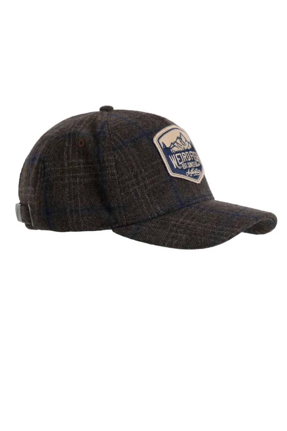 Weird Fish Caps & Scarves|Scarves & Caps|Rosthwaite Flannel Check Cap Chocolate