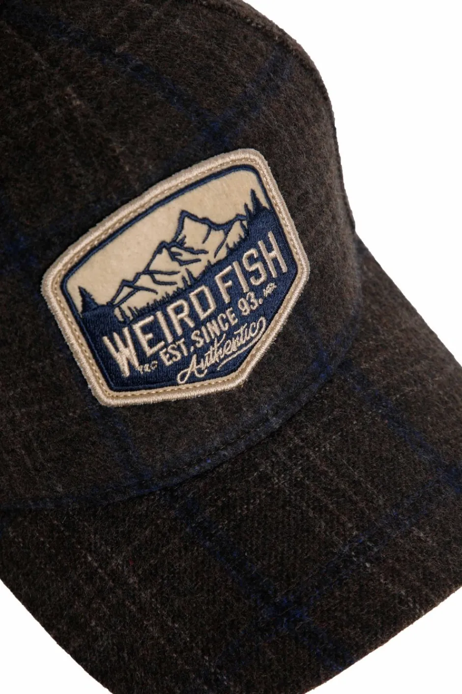 Weird Fish Caps & Scarves|Scarves & Caps|Rosthwaite Flannel Check Cap Chocolate