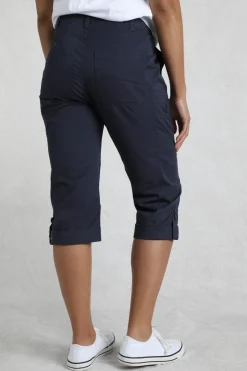 Weird Fish Leggings|Jumpsuits & Playsuits|Salena 3/4 Length Trousers Navy