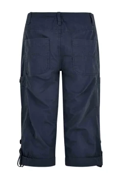 Weird Fish Leggings|Jumpsuits & Playsuits|Salena 3/4 Length Trousers Navy