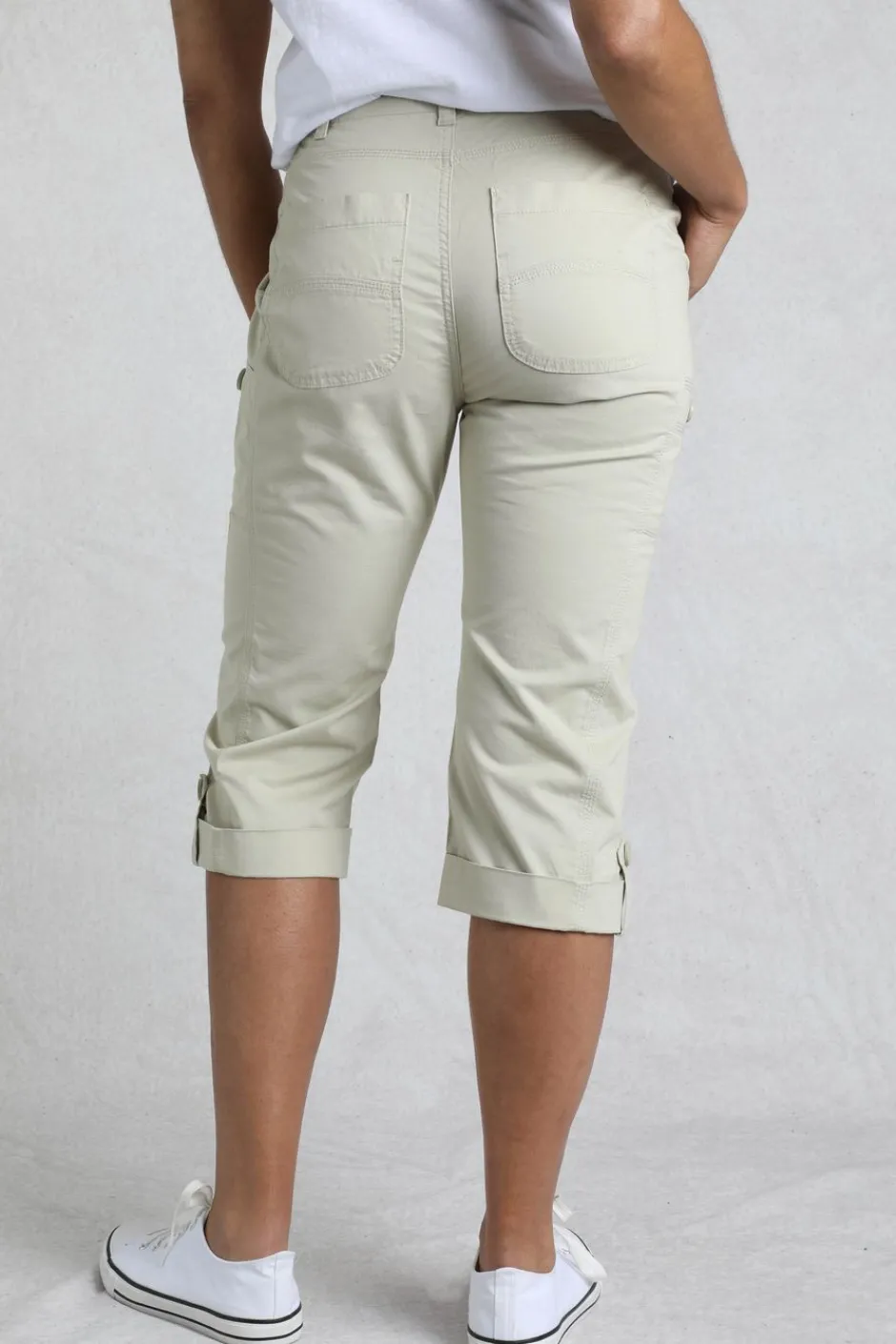 Weird Fish Shorts|Leggings|Salena 3/4 Length Trousers Oyster
