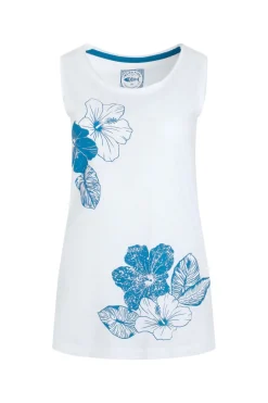 Weird Fish Tunics|Tops & T-Shirts|Samsoe Eco Printed Vest Azure