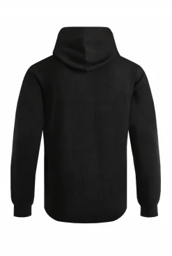 Weird Fish Sweatshirts & Hoodies|Samuel Knitted Full Zip Hooded Jumper Black