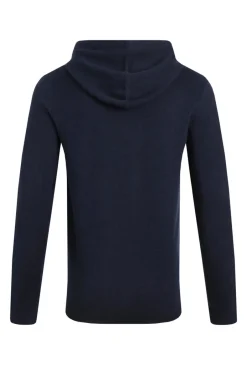 Weird Fish Sweatshirts & Hoodies|Samuel Knitted Full Zip Hooded Jumper Navy