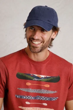 Weird Fish Caps & Scarves|Scarves & Caps|Scarfell Unisex Washed Branded Cap Navy