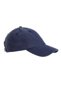 Weird Fish Caps & Scarves|Scarves & Caps|Scarfell Unisex Washed Branded Cap Navy