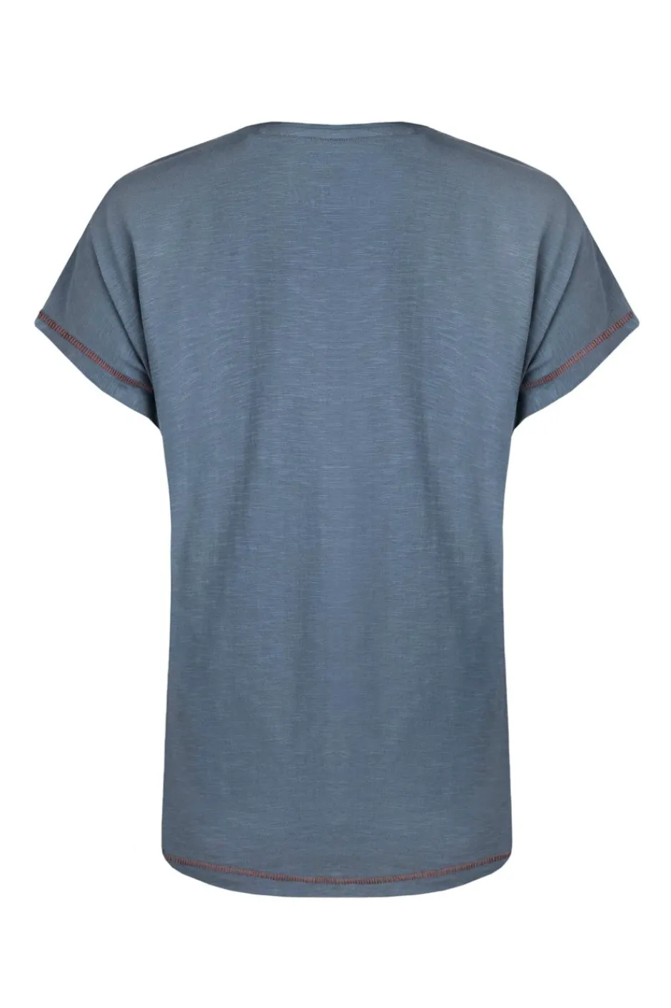 Weird Fish Tunics|Tops & T-Shirts|Seedheads Front Print Organic Cotton T-Shirt Blue Mirage